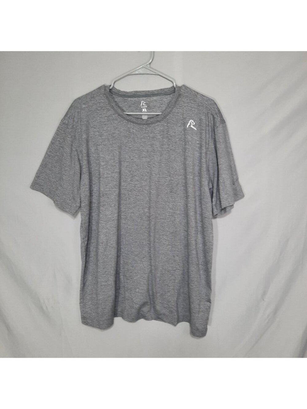 Rhoback Blitz Tech Tee Mens Size XL Gray Short Sleeve Performance Golf T-Shirt